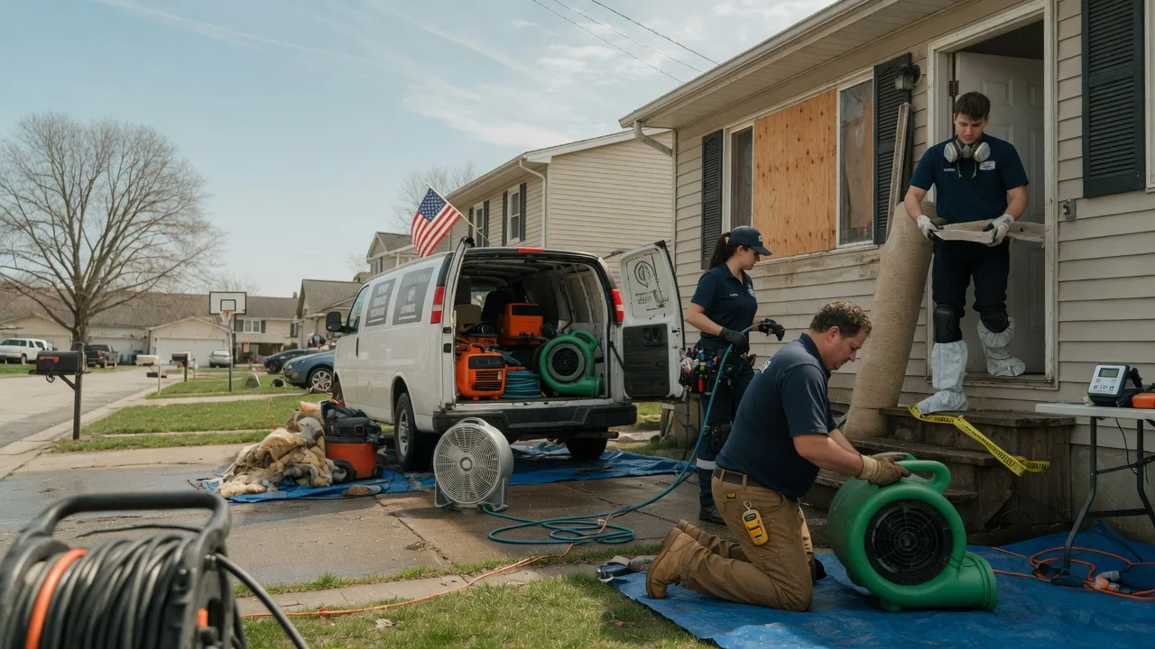 Water Damage Restoration in Dunlo, PA near me